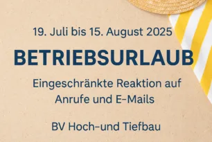 ☀️ Sommerpause bei BV Hoch- und Tiefbau: Wir tanken Energie! ☀️ Sommerpause bei BV Hoch- und Tiefbau: Wir tanken Energie!